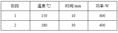 參數(shù)設置表