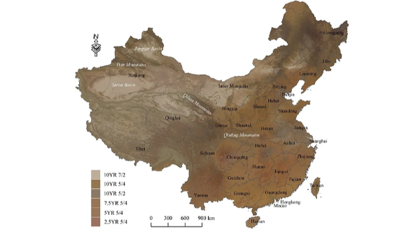 中國第一幅高精度土壤顏色地圖出爐，研究員是這樣了解土壤成分的